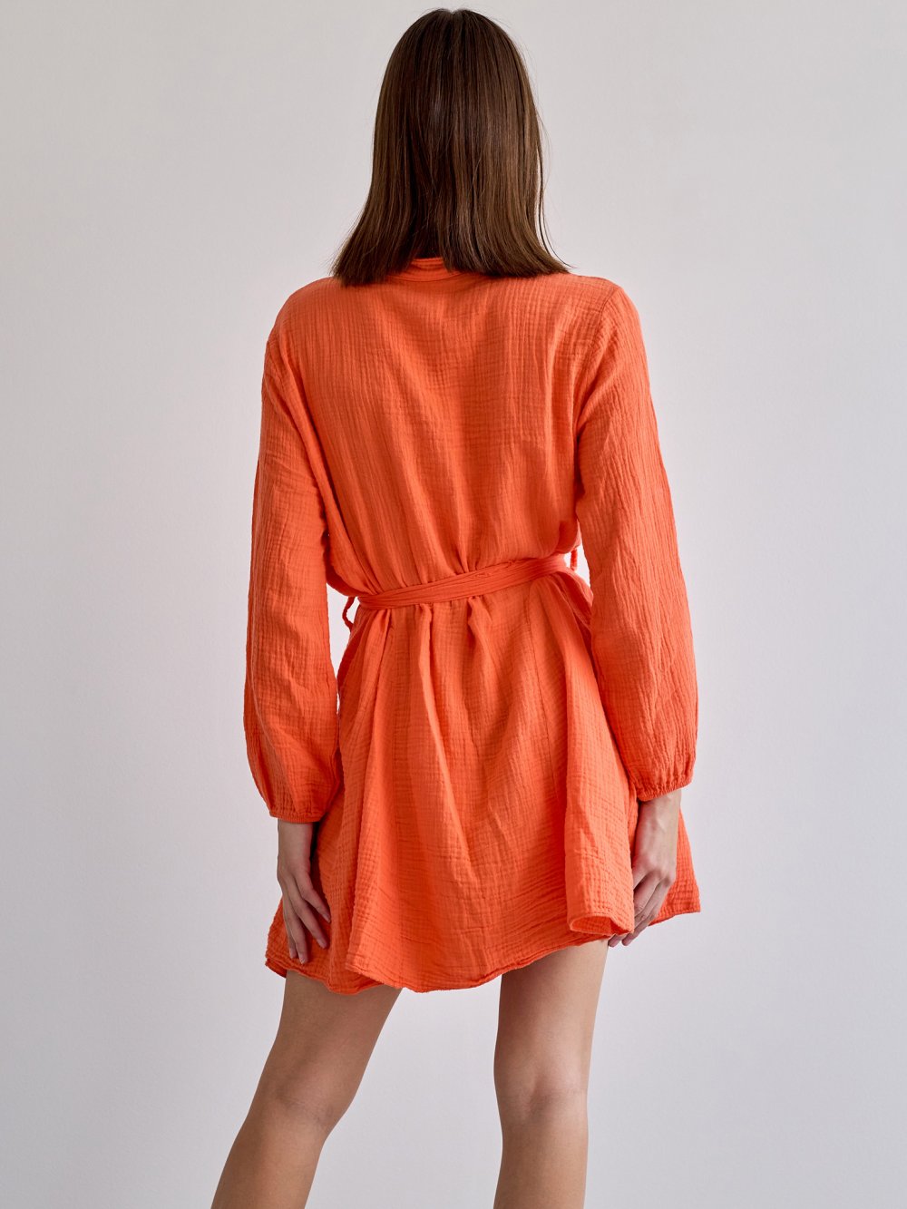 Oranžové šaty Laria