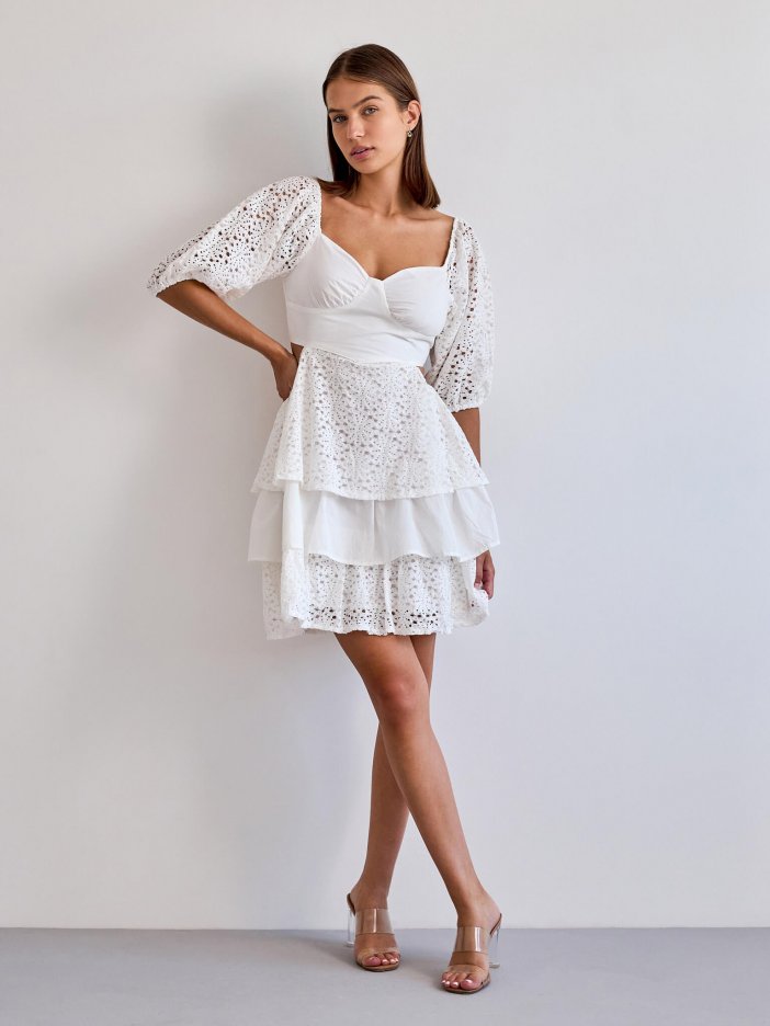 Bílé šaty Marcy