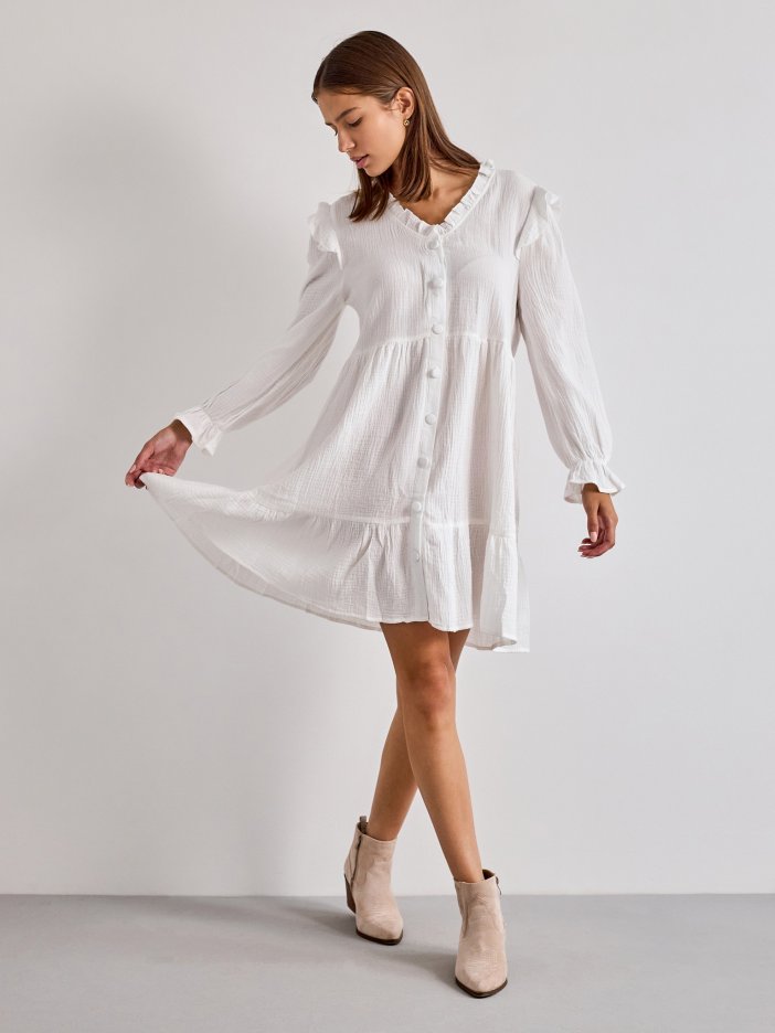 Bílé šaty Giovana