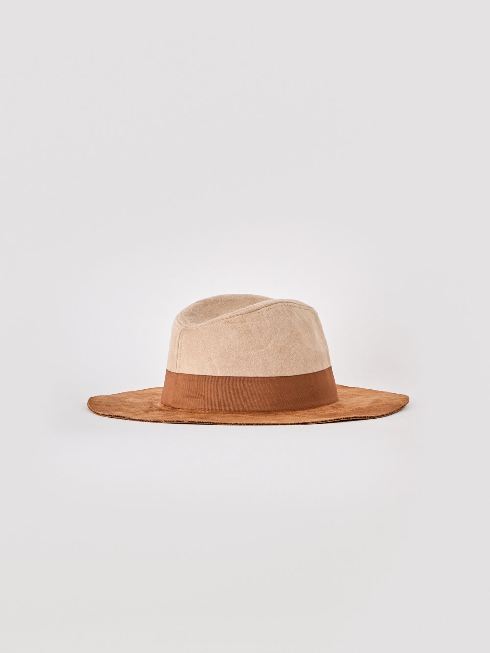 Béžovo-hnědý klobouk Alex