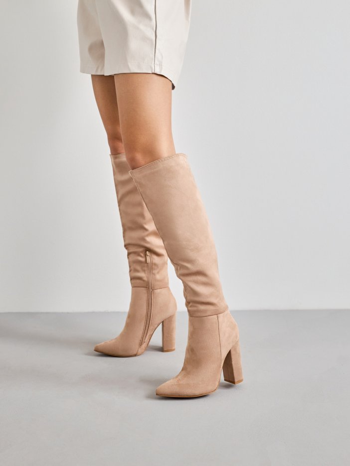 Light brown knee boots Talia