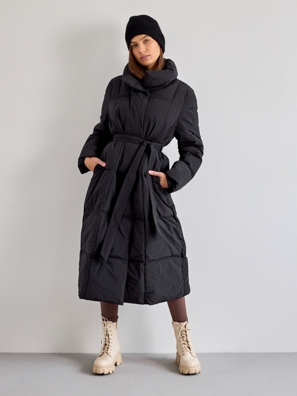 Čierna zimná bunda Renesse