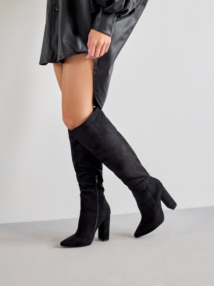 Black knee boots Talia
