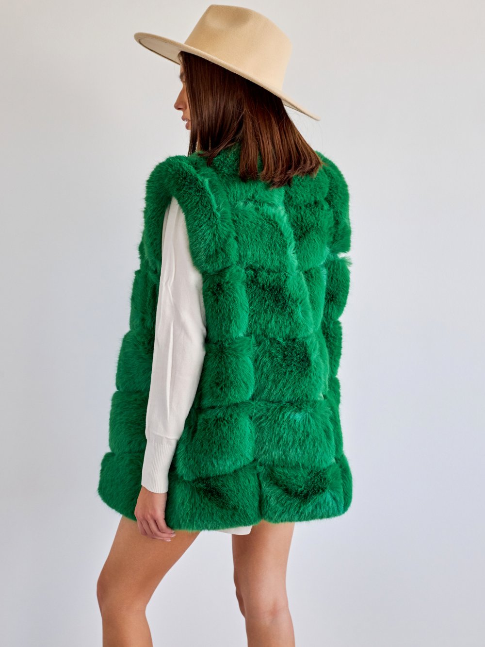Zelená vesta Ria