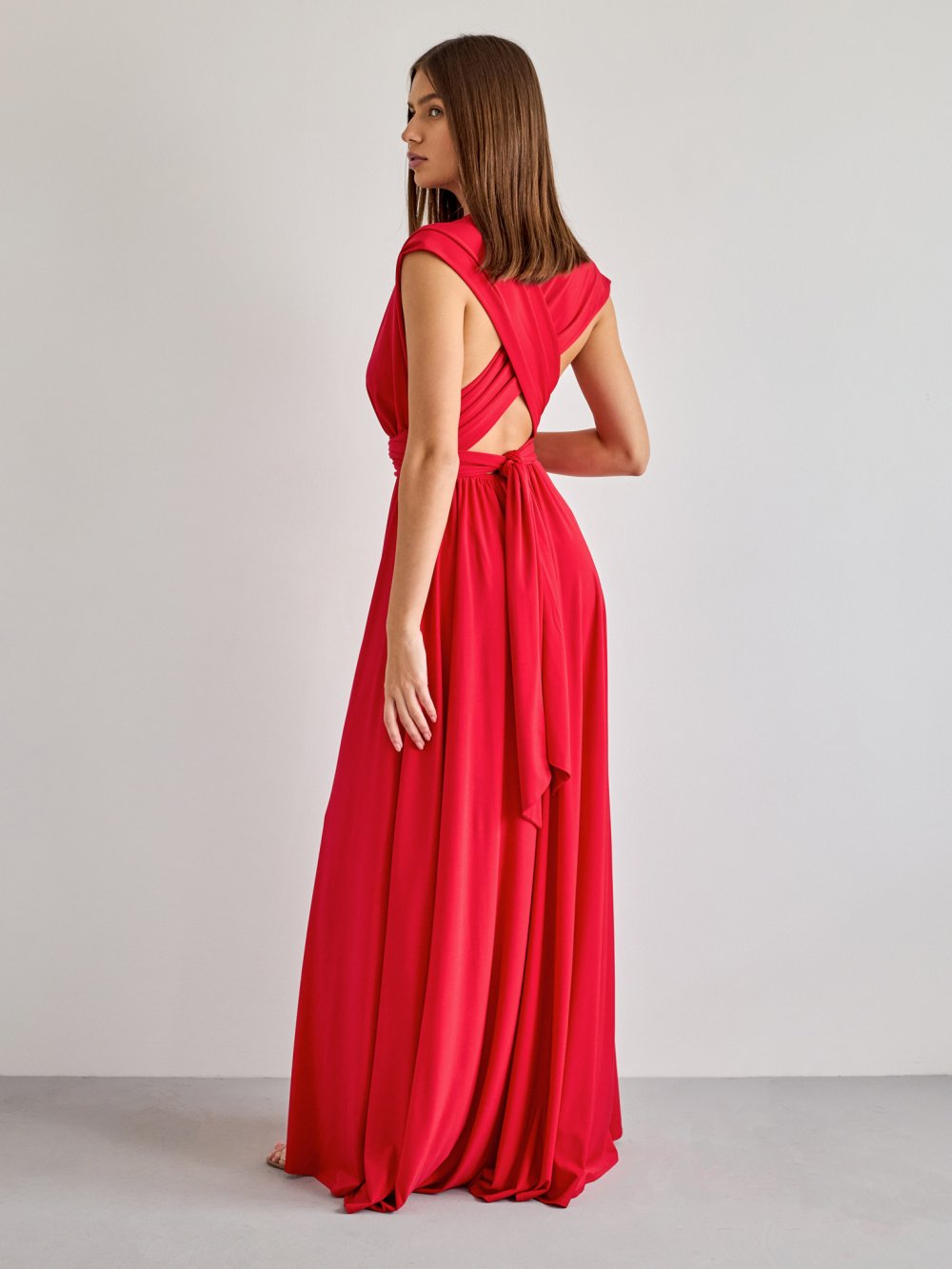 Červené společenské šaty Mally