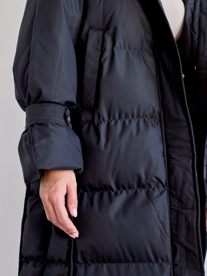 Černá zimní bunda Tobias