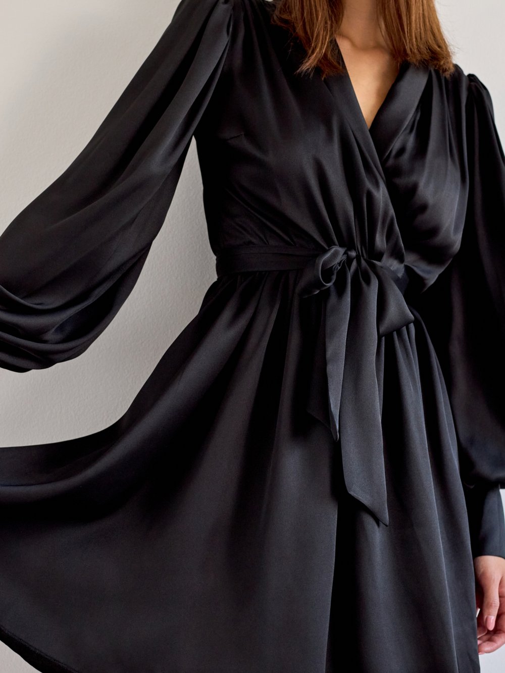 Čierne šaty Francesca