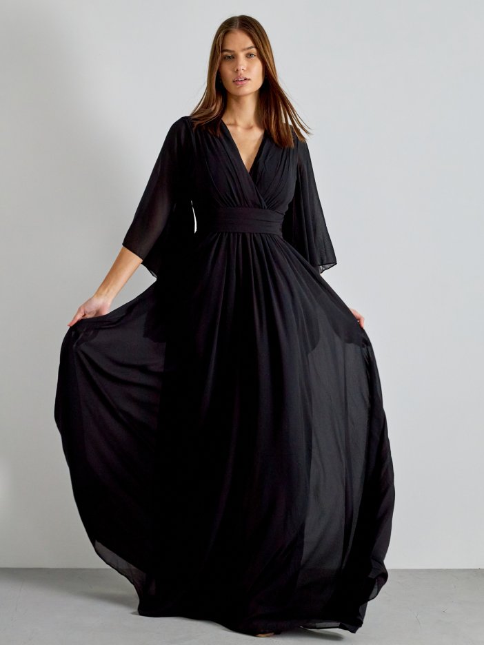 Černé společenské šaty Marthe