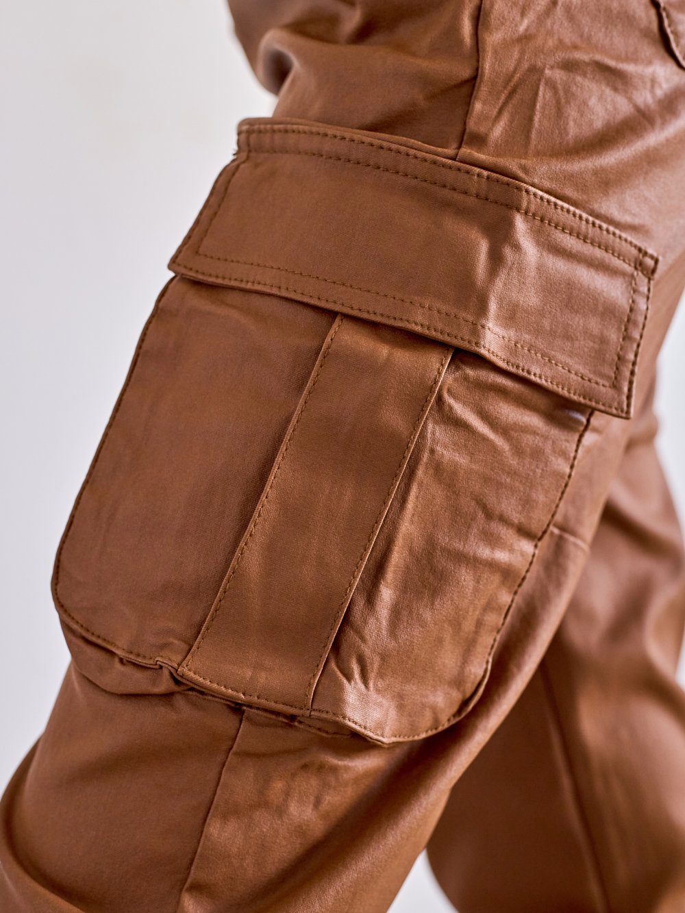Hnedé kapsáčové nohavice Troy