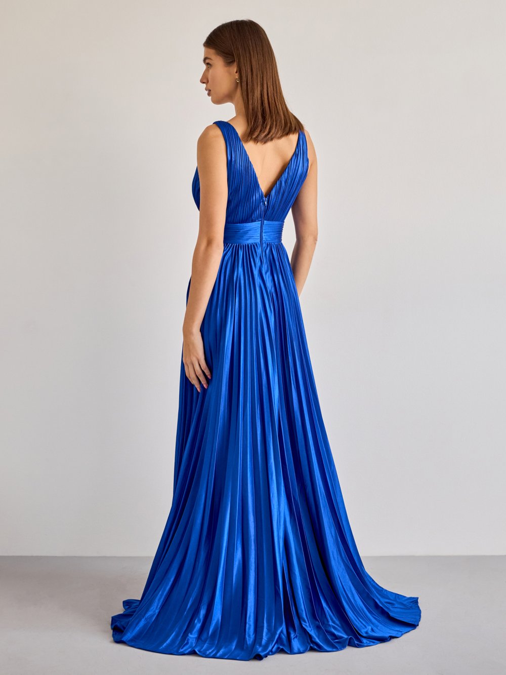 Modré spoločenské šaty Selene
