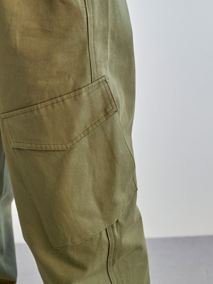 Zelené kapsáčové nohavice Matt