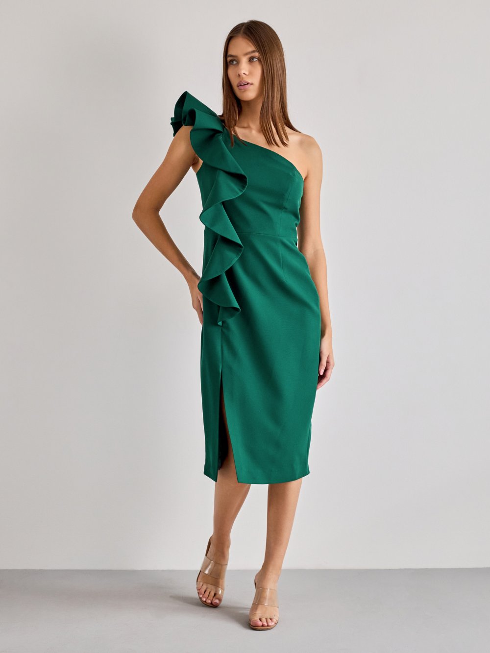 Zelené šaty Evita