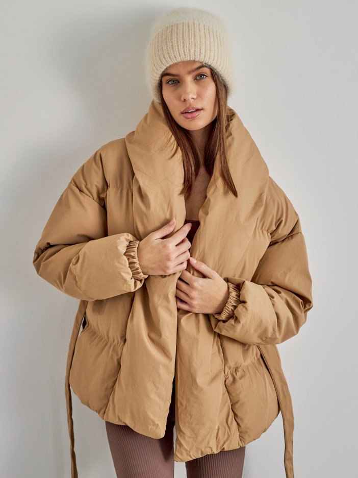 Light brown winter jacket Zyna