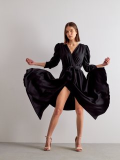 Čierne šaty Ava