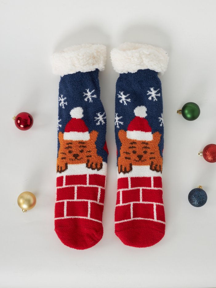 Vánoční ponožky Tiger