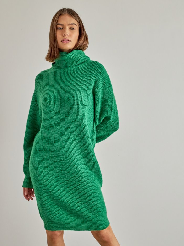 Zelené pletené šaty Vert