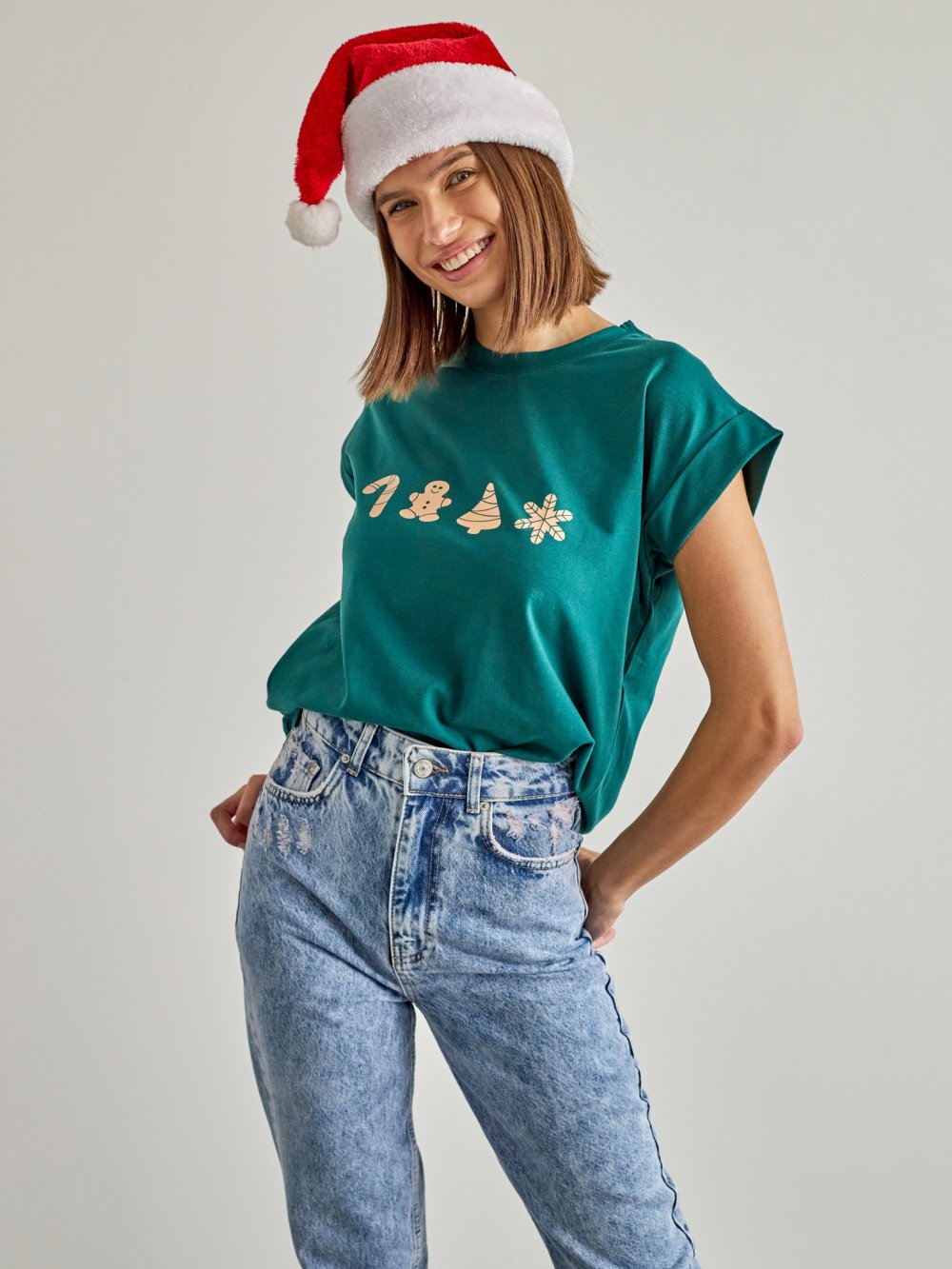 Zelené tričko Christmas