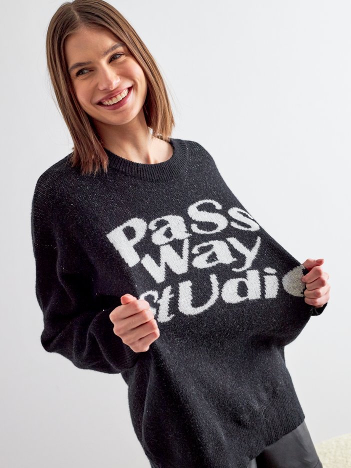 Black sweater Passway Studio
