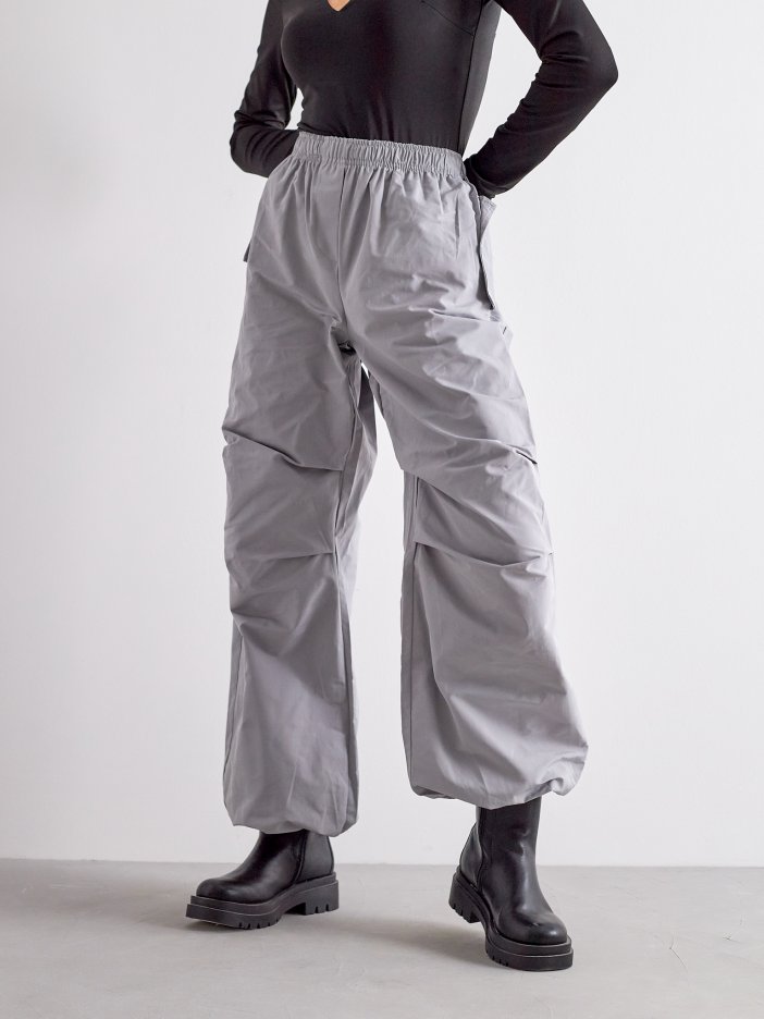 Sivé kapsáčové kalhoty Zua