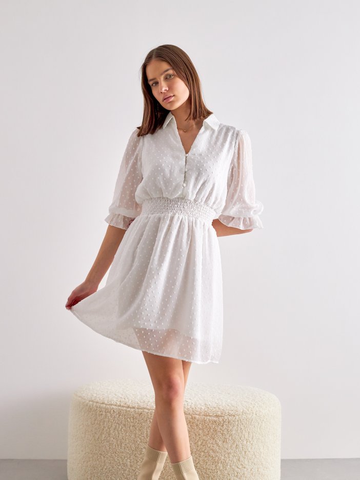 Bílé šaty Lynn