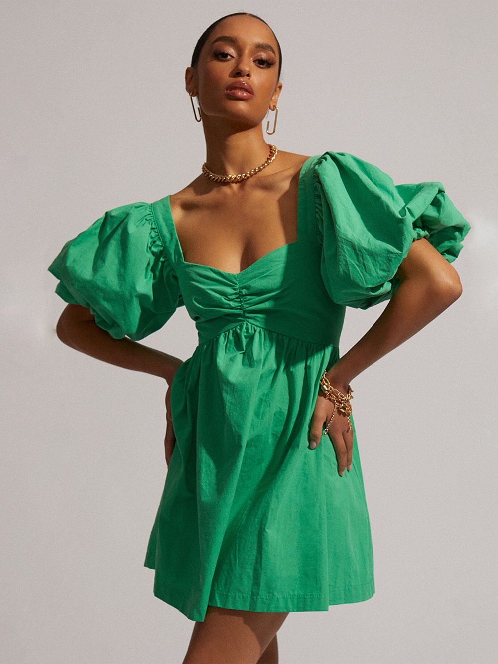 Zelené šaty Leona