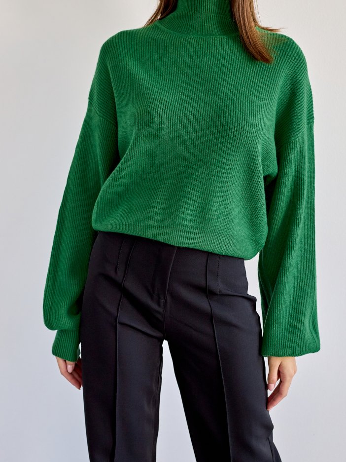 Green sweater Timo