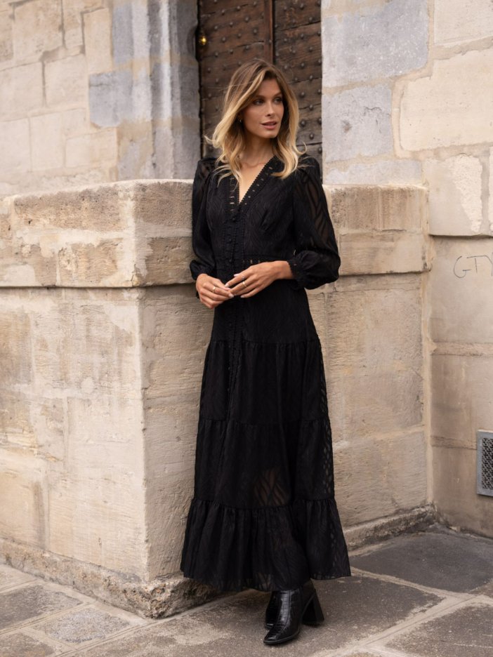 Black maxi dress Salina