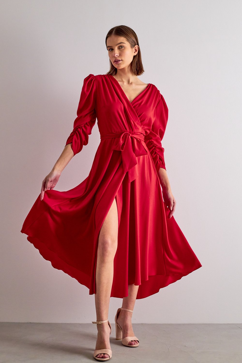 Červené šaty Ava