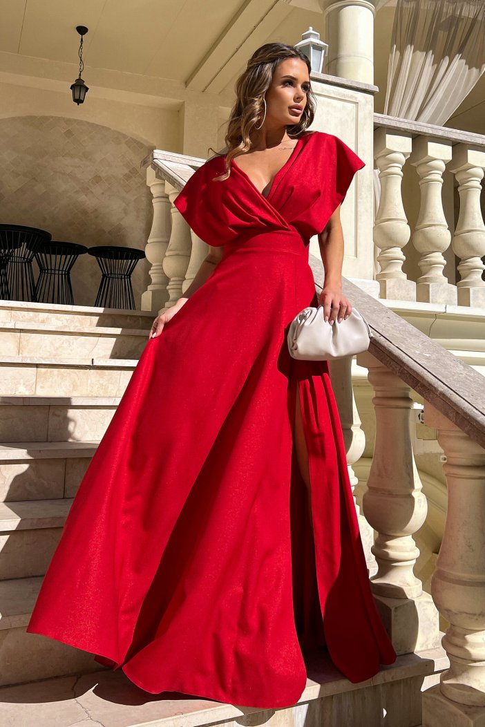 Červené společenské šaty Amina