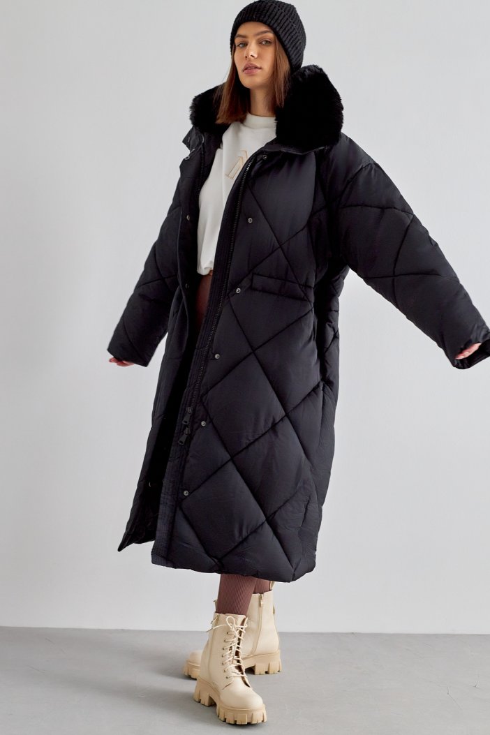 Black winter jacket Selen
