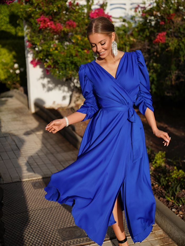 Modré šaty Ava