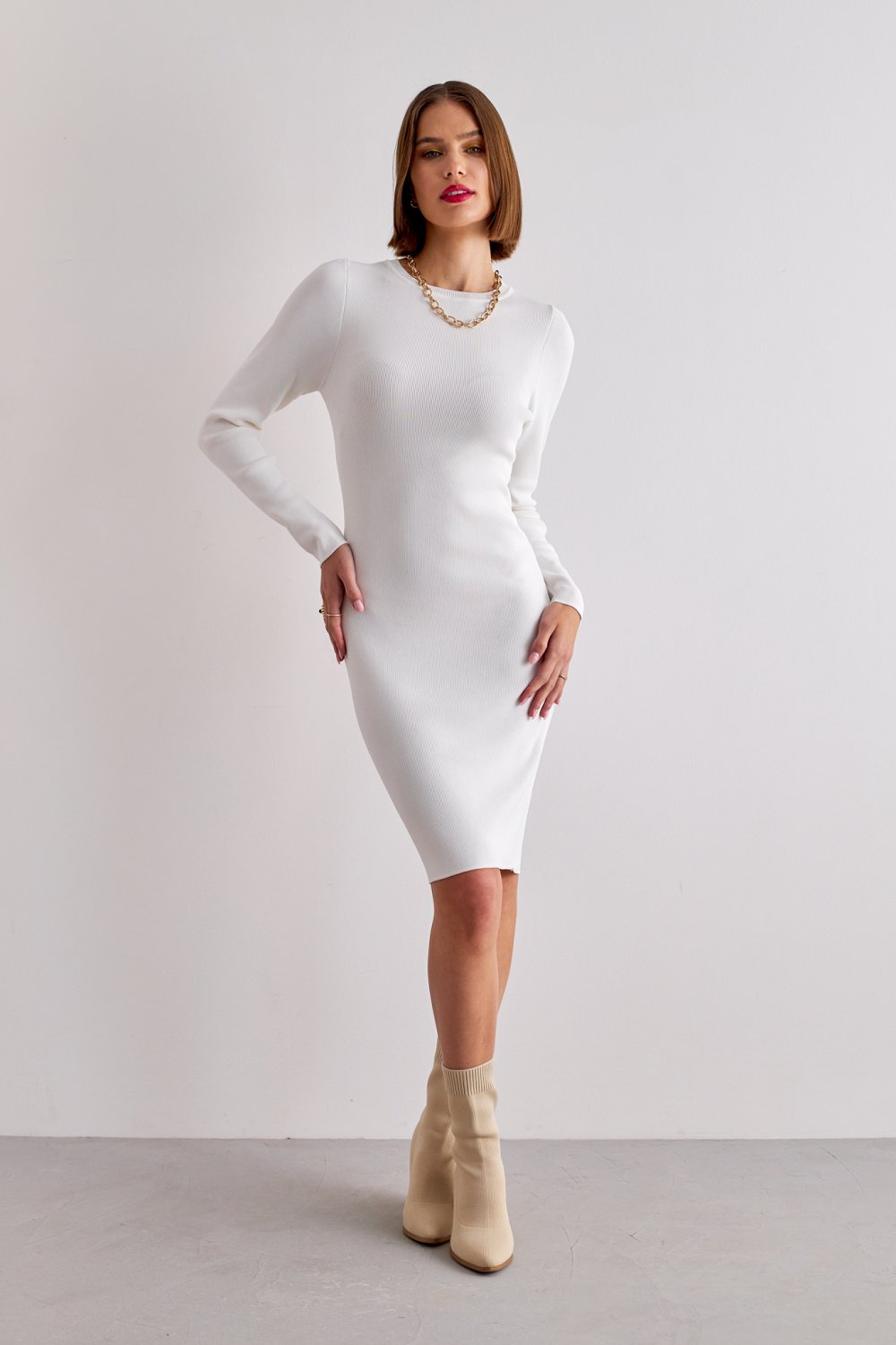 Bílé šaty Albia