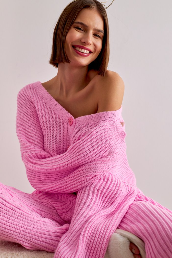 Didie's pink knitted set