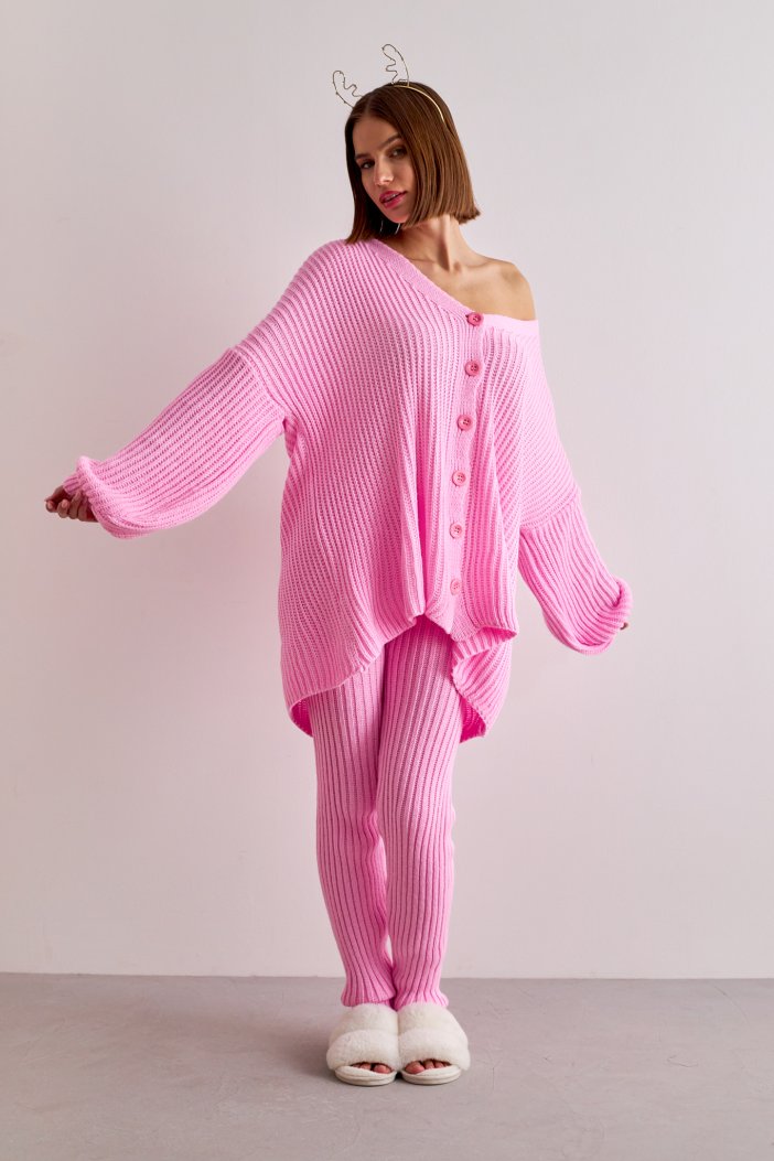 Didie's pink knitted set