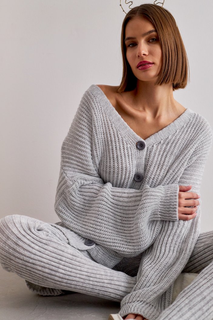 Didie's grey knitted set