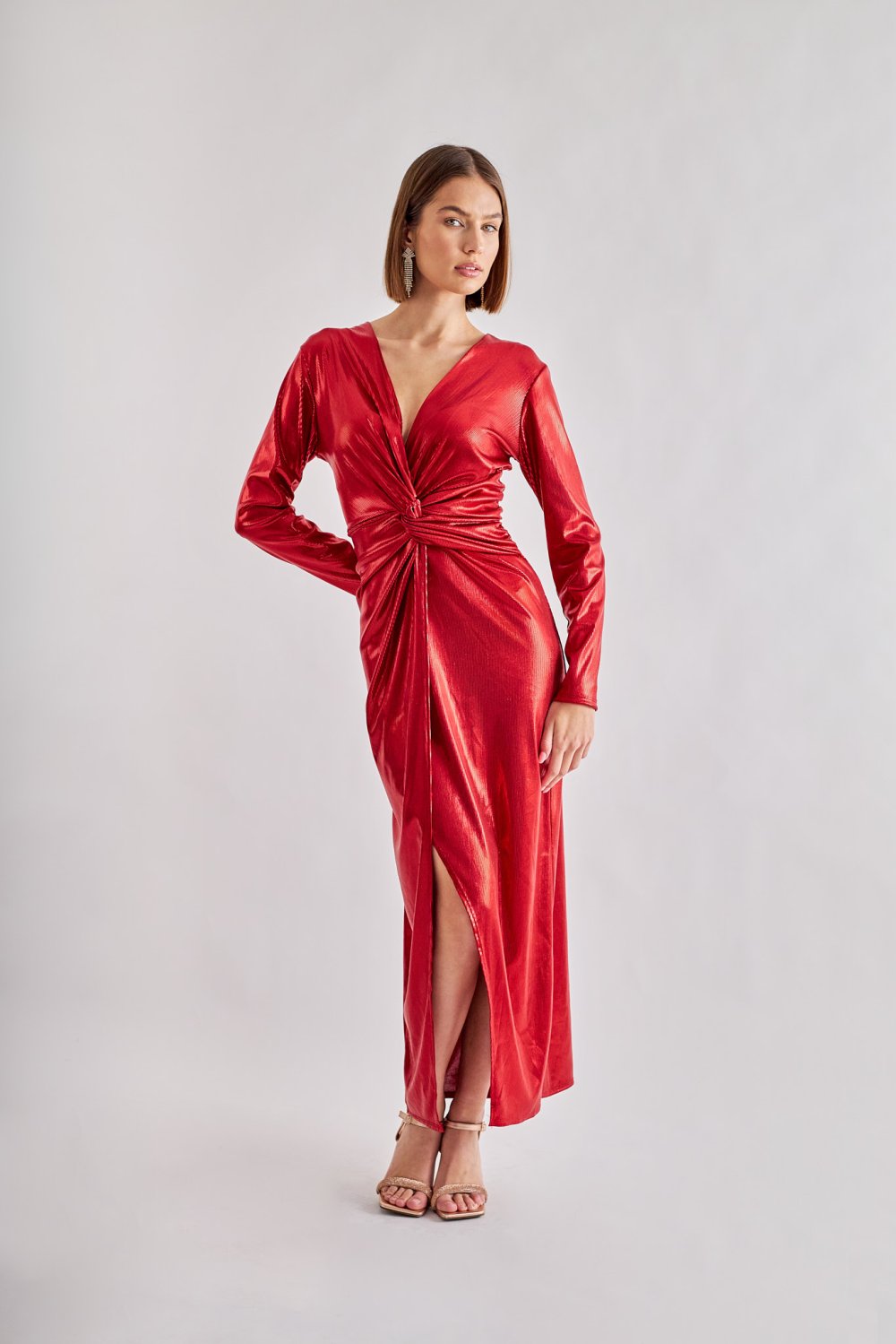 Červené šaty Demi