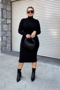 Černé šaty Marlyn
